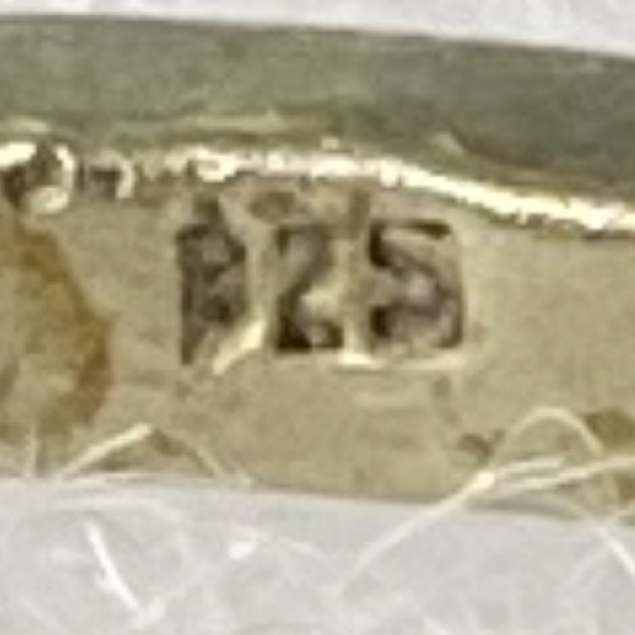 Mexican 825 silver, & Red Abalone bracelet - Picture 5 of 5